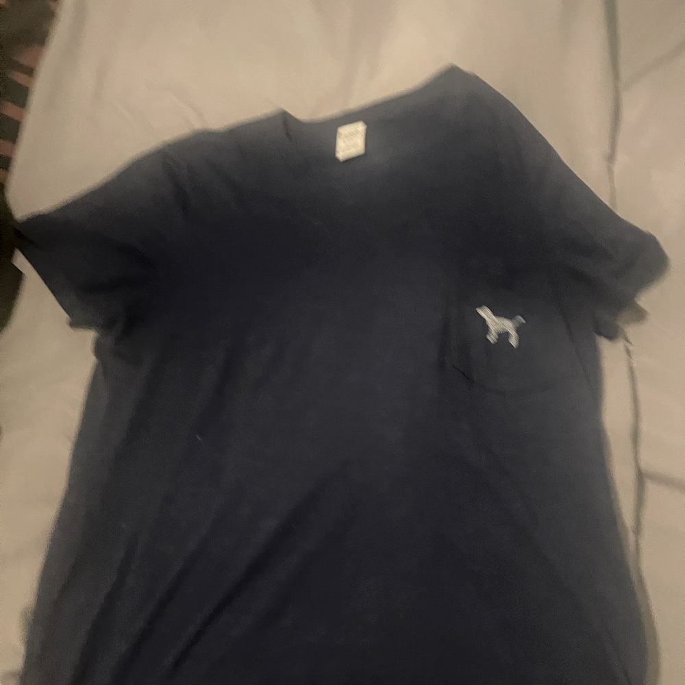 Victoria Secret cotton tshirt with silver sequin back
